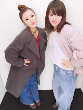 「NOのアイテム（その他）」を使った、mitsukiさん（レディース・156cm）の冬コーディネート