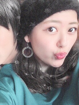 「アイテム（ピアス（両耳用））」を使った、mitsukiさん（レディース・156cm・20代）の冬コーディネート