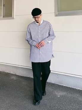 「BOTTER（ボッター）のアイテム」を使った、massuさん（メンズ・174cm）の春コーディネート