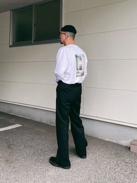 「BOTTER（ボッター）のアイテム」を使った、massuさん（メンズ・174cm）の夏コーディネート