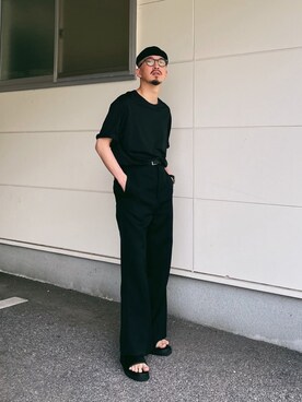 「EMMA  CLOTHES」｜「アイテム（サンダル）」を使った、massuさん（メンズ・174cm）の夏コーディネート
