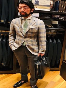 小笠原さん(メンズ・168cm)の春コーディネート