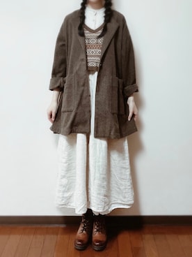 m a y aさん(レディース・161cm)の冬コーディネート