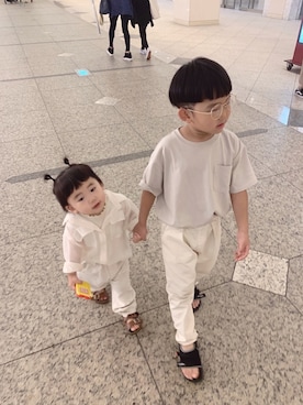 rinさん（キッズ・125cm）の夏コーディネート