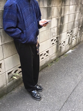 「ISSEY MIYAKE（イッセイミヤケ）のアイテム（ブルゾン）」を使った、poolさん（メンズ・163cm）の冬コーディネート