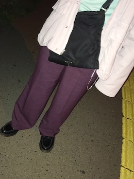 「UNUSED」｜「アイテム（ブルゾン）」を使った、poolさん（メンズ・163cm）の春コーディネート
