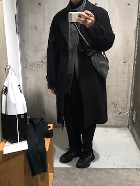 「アイテム（ブルゾン）」を使った、poolさん（メンズ・163cm・10代）の冬コーディネート