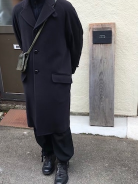 「DAMIR DOMA（ダミール・ドーマ）のアイテム」を使った、poolさん（メンズ・163cm）の冬コーディネート