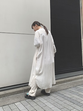 「JOINT WORKS（ジョイントワークス）のアイテム（ワンピース/ドレス）」を使った、gonさん（レディース・157cm）の春コーディネート