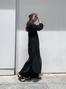 「JOINT WORKS（ジョイントワークス）のアイテム（ワンピース/ドレス）」を使った、gonさん（レディース・157cm）の夏コーディネート