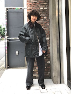 「JOINT WORKS（ジョイントワークス）のアイテム（ジャケット/アウター）」を使った、gonさん（レディース・157cm）の秋コーディネート