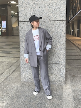 「JOINT WORKS（ジョイントワークス）のアイテム（ジャケット/アウター）」を使った、gonさん（レディース・157cm）の冬コーディネート