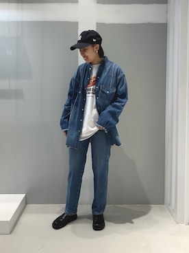 「JOINT WORKS（ジョイントワークス）のアイテム」を使った、gonさん（レディース・157cm）の冬コーディネート