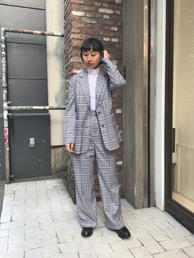 「JOINT WORKS（ジョイントワークス）のアイテム（ジャケット/アウター）」を使った、gonさん（レディース・157cm）の冬コーディネート