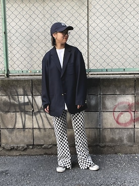 「JOINT WORKS（ジョイントワークス）のアイテム（ジャケット/アウター）」を使った、gonさん（レディース・157cm）の冬コーディネート