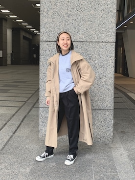 「JOINT WORKS（ジョイントワークス）のアイテム（ジャケット/アウター）」を使った、gonさん（レディース・157cm）の冬コーディネート