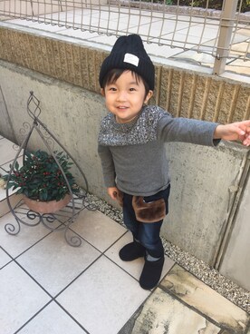 k_ha_iさん（キッズ・90cm）の秋コーディネート