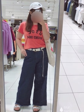 「SFW（エスエフダブリュー）のアイテム（サンダル）」を使った、ｈｉｍａｗａｒｉさん（レディース・150cm）の夏コーディネート