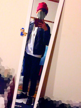 ya（やー）さん（メンズ・176cm）の冬コーディネート