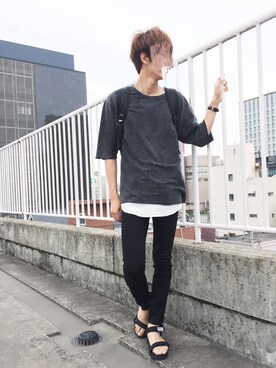 ya（やー）さん（メンズ・177cm）の夏コーディネート