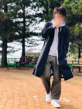 ya（やー）さん（メンズ・177cm）の春コーディネート