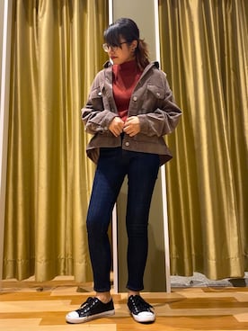 Satoriさん（レディース・155cm）の秋コーディネート