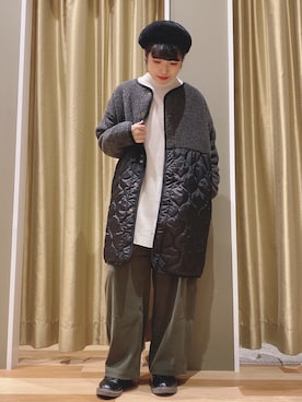 Satoriさん(レディース・155cm)の冬コーディネート