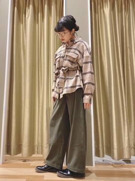 Satoriさん（レディース・155cm）の冬コーディネート