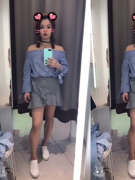 大脸花猫鱼さんのコーディネート