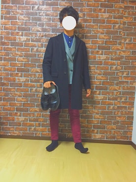 「アイテム（フォーマルスーツ/小物）」を使った、calakumaさん（メンズ・167cm・10代）の冬コーディネート