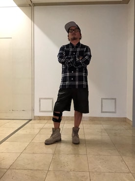 「vibram（ビブラム）のアイテム」を使った、ポテチチップさん（メンズ・173cm）の秋コーディネート