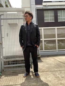 「SALVI（サルヴィ）のアイテム」を使った、ポテチチップさん（メンズ・173cm）の春コーディネート