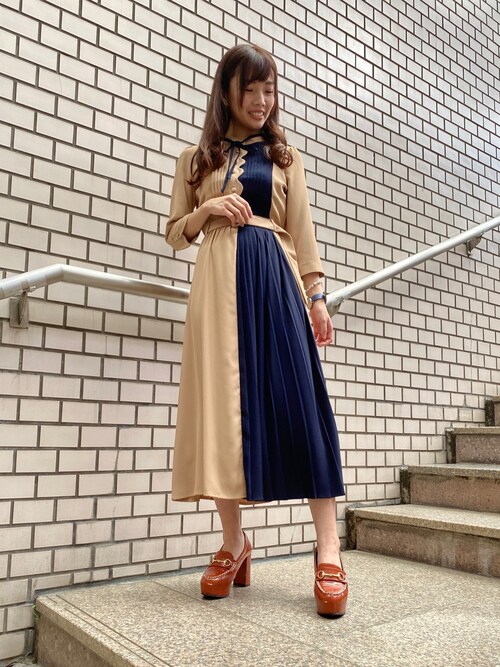 Redyazelかたおかさんのワンピースを使ったコーディネート Zozotown