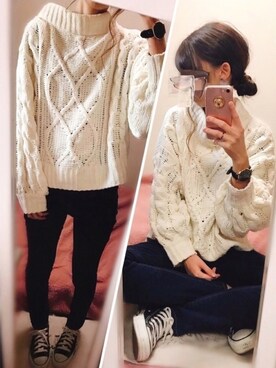 「BalBer（バーベル）のアイテム」を使った、aikoさん（レディース・165cm）の冬コーディネート