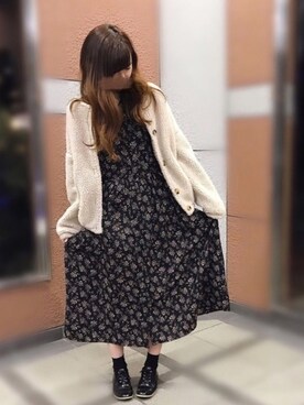 「nice claup」｜「アイテム（その他）」を使った、aikoさん（レディース・165cm）の冬コーディネート