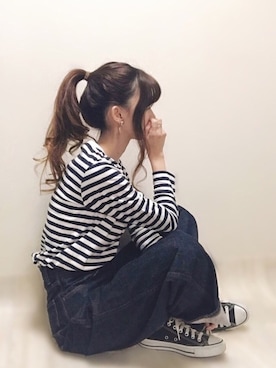 「GOLDY（ゴールディ）のアイテム（リング）」を使った、aikoさん（レディース・165cm）の冬コーディネート