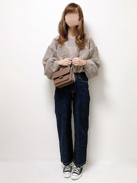 「DHOLIC（ディーホリック）のアイテム」を使った、aikoさん（レディース・165cm）の秋コーディネート