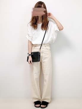 「cuorequal（クオレコール）のアイテム（シューズ）」を使った、aikoさん（レディース・165cm）の夏コーディネート