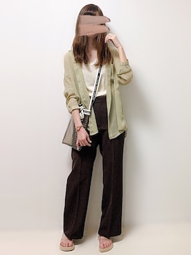 「cuorequal（クオレコール）のアイテム（シューズ）」を使った、aikoさん（レディース・165cm）の夏コーディネート