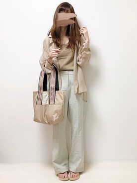 「cuorequal（クオレコール）のアイテム（シューズ）」を使った、aikoさん（レディース・165cm）の夏コーディネート