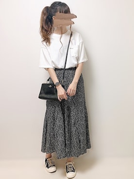 「cuorequal（クオレコール）のアイテム（シューズ）」を使った、aikoさん（レディース・165cm）の夏コーディネート