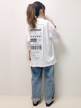 「cuorequal（クオレコール）のアイテム（シューズ）」を使った、aikoさん（レディース・165cm）の夏コーディネート