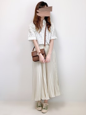 「cuorequal（クオレコール）のアイテム（シューズ）」を使った、aikoさん（レディース・165cm）の春コーディネート