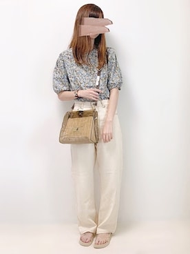 「cuorequal（クオレコール）のアイテム（シューズ）」を使った、aikoさん（レディース・165cm）の夏コーディネート