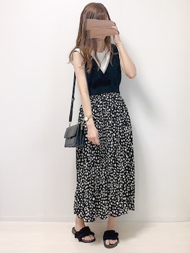 「cuorequal（クオレコール）のアイテム（バッグ）」を使った、aikoさん（レディース・165cm）の夏コーディネート