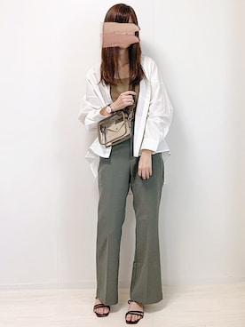 「cuorequal（クオレコール）のアイテム（バッグ）」を使った、aikoさん（レディース・165cm）の夏コーディネート