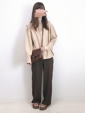 「cuorequal（クオレコール）のアイテム（バッグ）」を使った、aikoさん（レディース・165cm）の夏コーディネート