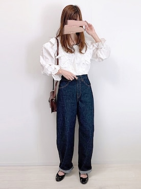 「cuorequal（クオレコール）のアイテム（バッグ）」を使った、aikoさん（レディース・165cm）の秋コーディネート