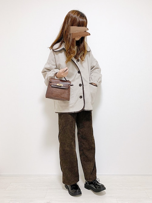 セール】パイピングショートコート【ZOZOTOWN限定アイテム】20AW