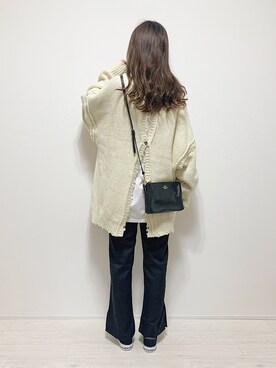 「cuorequal（クオレコール）のアイテム（トップス）」を使った、aikoさん（レディース・165cm）の秋コーディネート